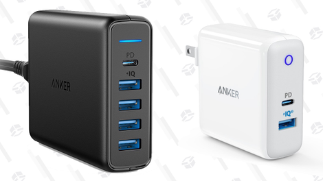 Anker PowerPort 5 With USB-C PD | $38 | Amazon | Promo code ANKERPD5Anker PowerPort 2 with USB-C PD | $24 | Amazon | Promo code ANKERPD9